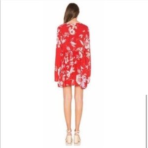 Free People Bella Tunic Dress Red (never worn)